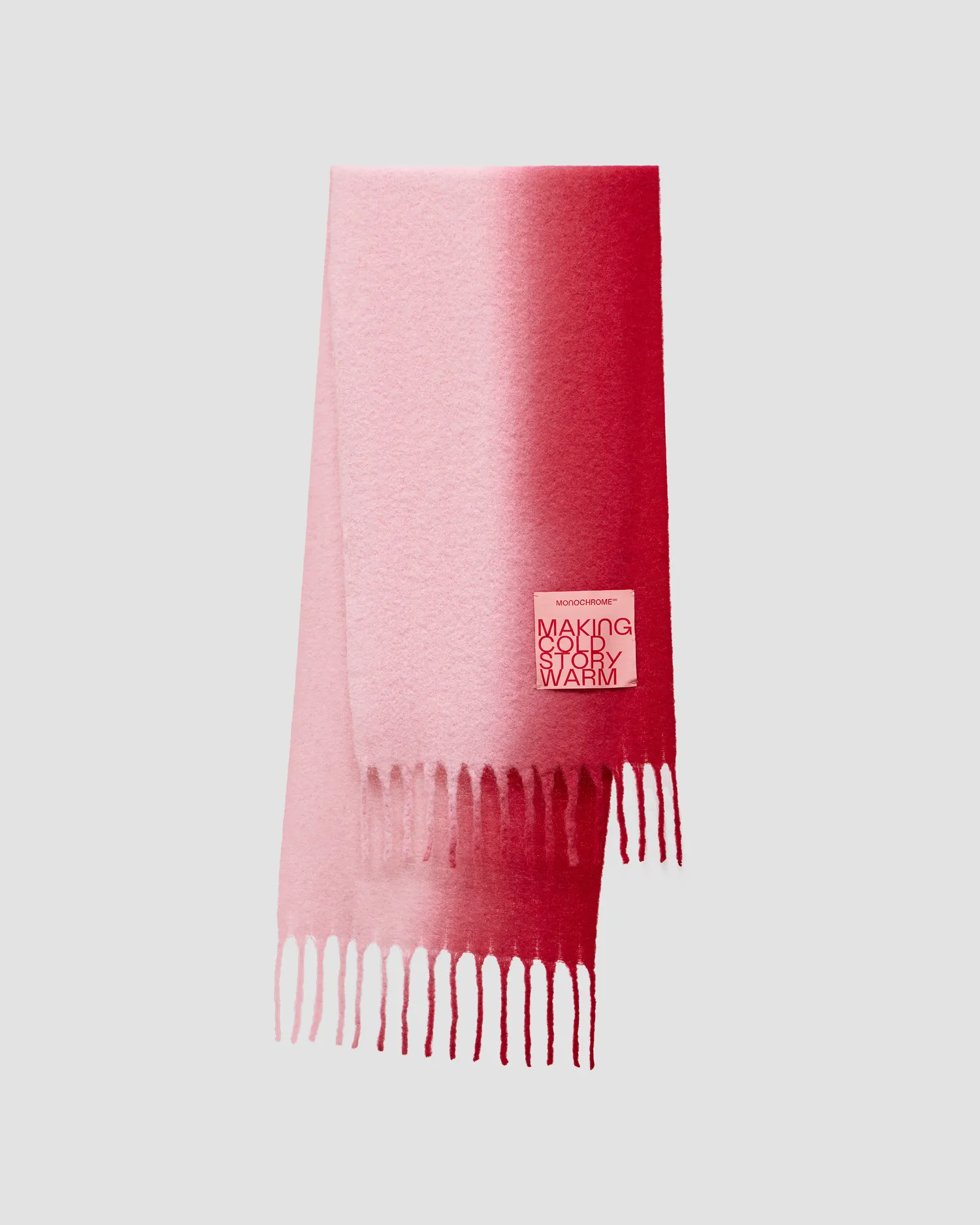 Шарф ALPACA WRAP GRADIENT MONOCHROME